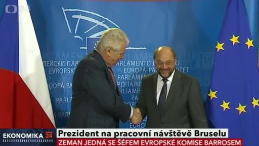 Prezident na pracovní návštěvě Bruselu: kritika nové tabákové směrnice