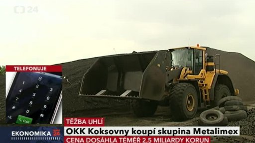Těžba uhlí: OKK Koksovny koupí skupina Metalimex