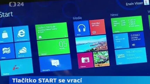 Tlačítko START se vrací