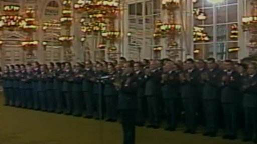 G. Husák přijal zástupce milicí (1983)