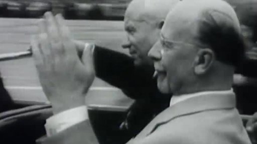 Chruščov na přátelské návštěvě v Berlíně