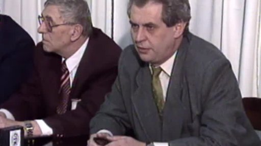 Projev M. Zemana o ekonomice (1993)