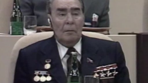 XVI. sjezd: zahájení a přivítání L. I. Brežněva (1981)