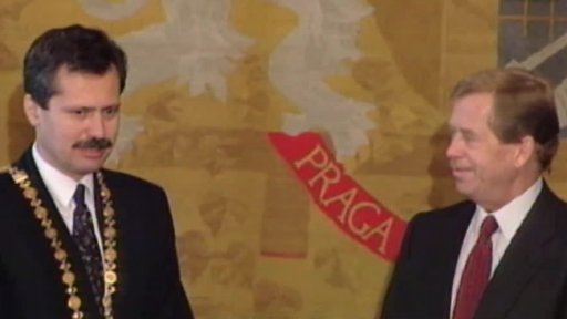 Setkání J. Koukala s V. Havlem (1993)