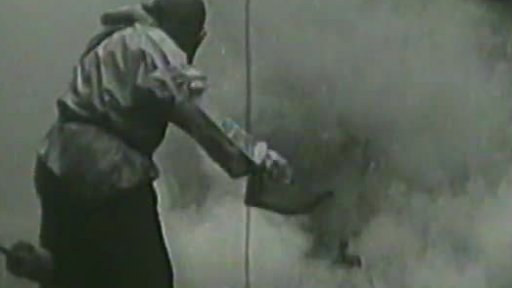 Cvičení útvaru civilní ochrany (1956)