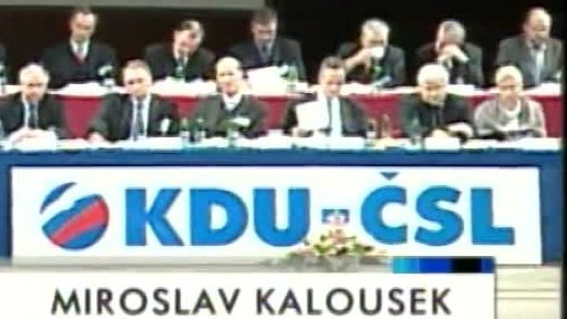 M. Kalousek předsedou KDU-ČSL (2003)