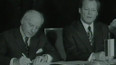 Willy Brandt s delegací na návštěvě v Praze (1973)