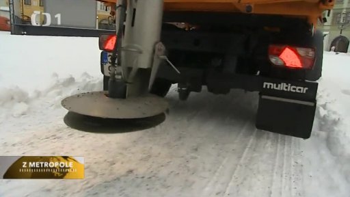 Zimní údržba chodníků