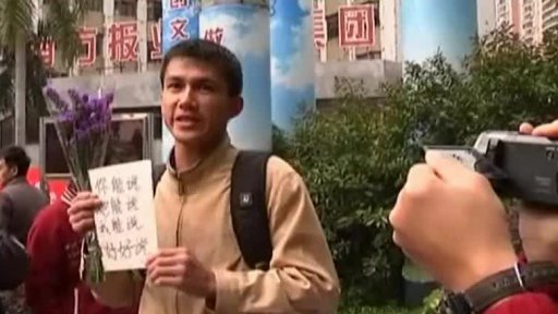 Čína: demonstrace proti cenzuře