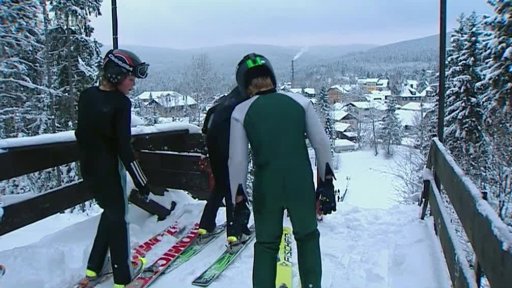 Představení skoků na lyžích