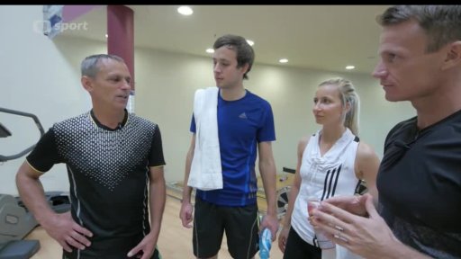 Běžecká škola - Běhání na trenažéru, trénink ve fitcentru a protahování s Davidem Hufem