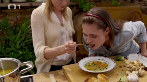 Polévka z hlívy ústřičné s parmezánem