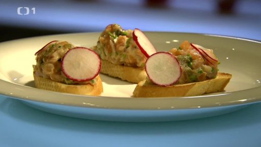 Tatarák z lososového pstruha