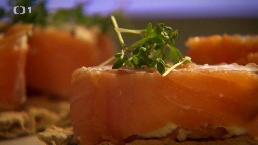 Roláda z uzeného lososa