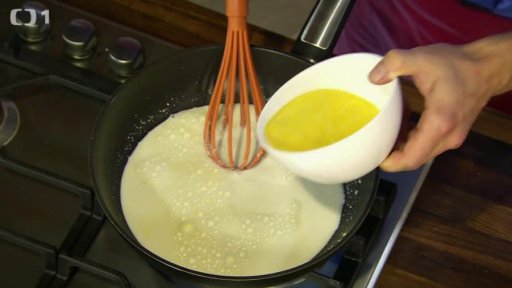 Polentová kaše s parmezánem