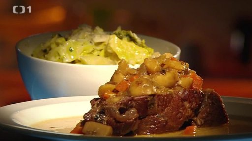 Pomalu pečená plec na majoránce - dokončení