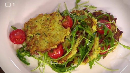 Cuketovo-polentové placičky