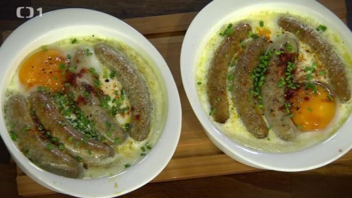 Zapečená vejce se smetanou