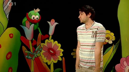 Marek a Muf vítají diváky ve Studiu Kamarád.