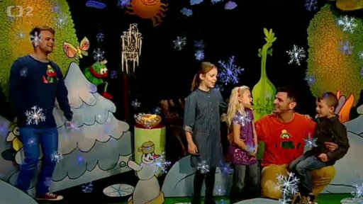 Mumifikanti - Filip, Tomáš, Muf, tři děti. Píseň „Už se zase těšíme na Ježíška“