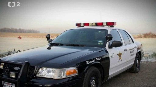 Vůz texaské policie Ford Crown Victoria