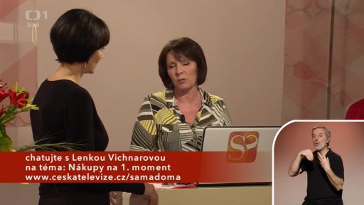 Domácí ekonomika - nákup na "první chvíli" - Lenka Vichnarová (chat) - 1. část
