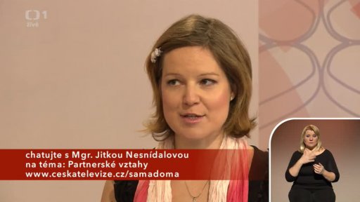 Partnerské vztahy - Mgr. Jitka Nesnídalová (chat) - 1. část