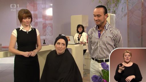 Proměna před kamerou s kadeřníkem Michalem Červeným - 1. část