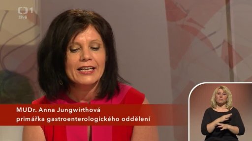 Žaludeční vředy, heliobakteria pyroli - MUDr. Anna Jungwirtová (dotazy) - 1. část