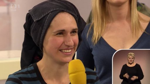 Proměna před kamerou - divačka Karolína + Gabriela Haluzová - vizážistka + Lenka Dáneková - kadeřnice - 1. část