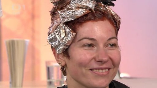 Proměna před kamerou - Marcel Šťástka - kadeřník a Gabriela Haluzová - vizážistka + divačka Kateřina - 1. část