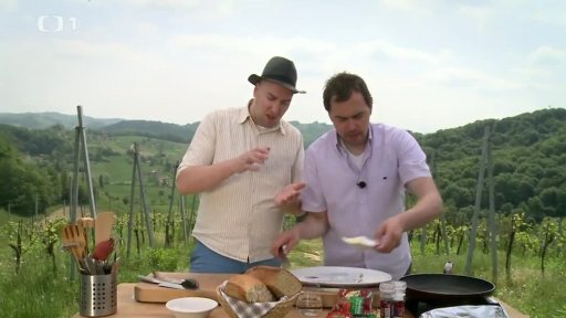 Pstruh s hořčičným semínkem a dýňovým olejem