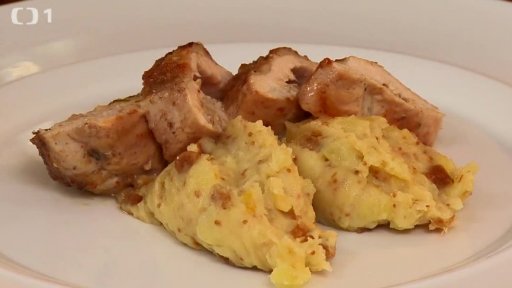 Kuřecí prso s pivním máslem a fíkovou kaší