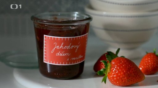 Jahodový džem s vanilkou