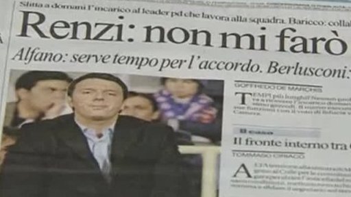 Nový italský premiér