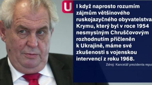 Reakce prezidenta Zemana