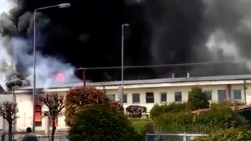 Požár v Lanškrouně