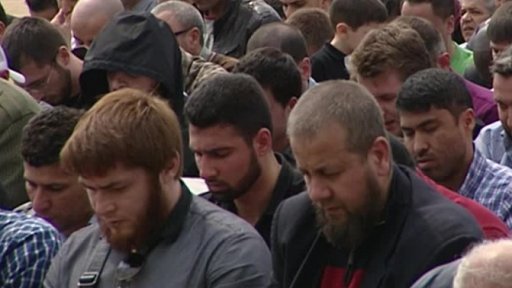 Demonstrace muslimů