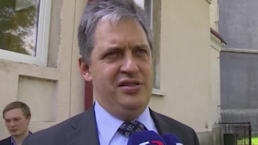 Ministr Dienstbier na Ústecku