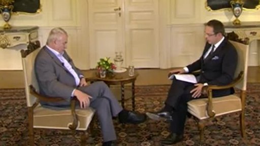 Prezident Zeman o kabinetu premiéra Sobotky