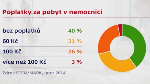 Poplatky za pobyt v nemocnici pohledem Čechů