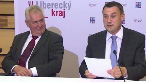Návštěva prezidenta Zemena na Liberecku