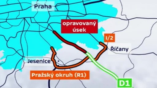 Opravy na D1