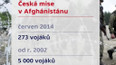 Čeští vojáci zemřeli v Afghánistánu