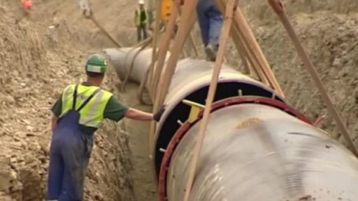 Povinná stavba plynovodu