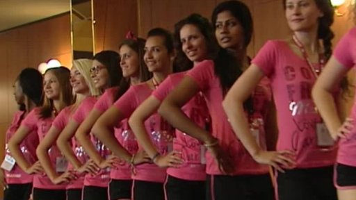 Soutěž neslyšících krásek