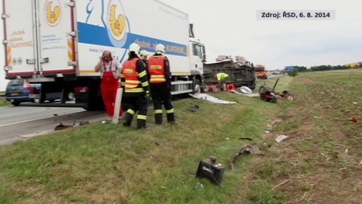 Příčné prahy chránící silničáře