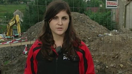 Zřícený most na Havlíčkobrodsku