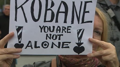 Shromáždění ohledně Islámského státu v Praze