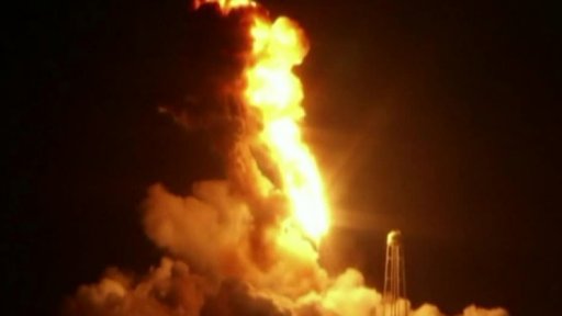 Exploze zásobovací rakety